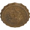 Ekena Millwork Oxford Ceiling Medallion, Hand-Painted Rubbed Bronze, 16 7/8"W x 11 3/4"H x 1 1/2"P CM16OXRZS - alternate 3
